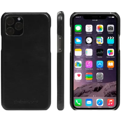 dbramante1928 - Kožené puzdro Lynge pre iPhone 11 Pro Max, čierna