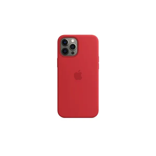 Apple - Puzdro silikónové s MagSafe pre iPhone 12 Pro Max, červená