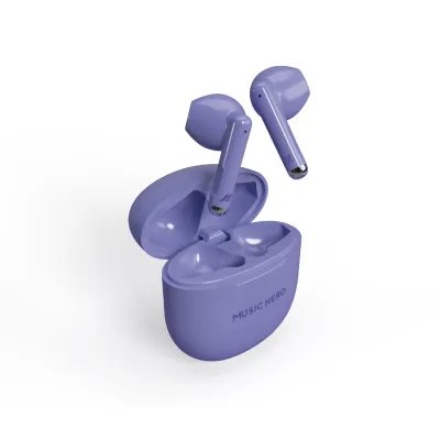 Music Hero - Bezdrôtové slúchadlá TWS NUBOX, modrá