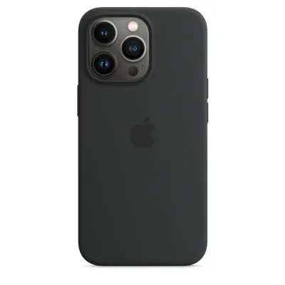 Apple - poškodené balenie, Silikónové puzdro s MagSafe pre iPhone 13 Pro, midnight