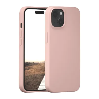 dbramante1928 - Puzdro Monaco s MagSafe pre iPhone 15 Plus, pink sand