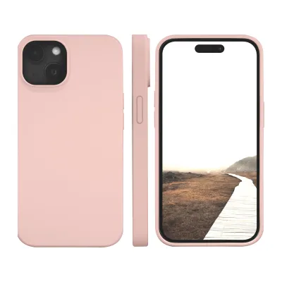 dbramante1928 - Puzdro Monaco s MagSafe pre iPhone 15 Plus, pink sand