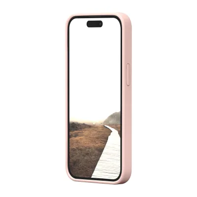 dbramante1928 - Puzdro Monaco s MagSafe pre iPhone 15 Plus, pink sand