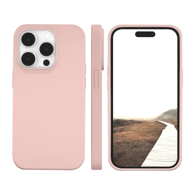 dbramante1928 - Puzdro Monaco s MagSafe pre iPhone 15 Pro Max, pink sand