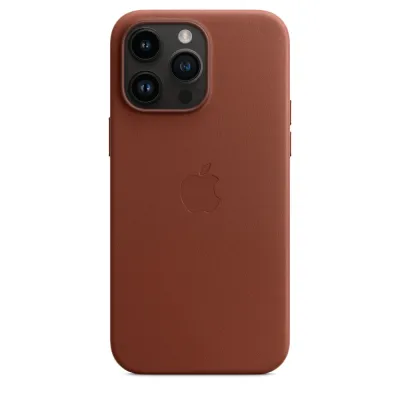 Apple - Puzdro kožené s MagSafe pre iPhone 14 Pro Max, umber