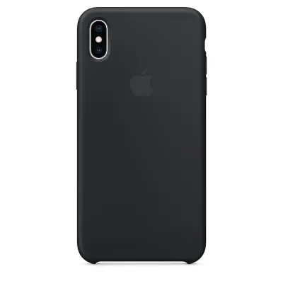 Apple - Puzdro silikónové pre iPhone XS Max, čierna