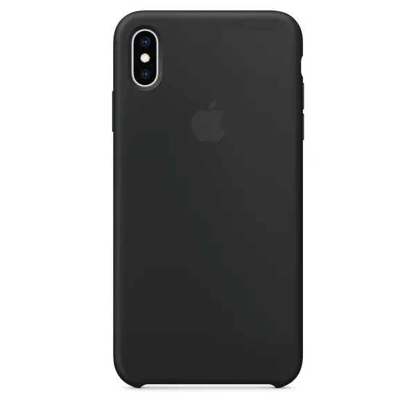 Apple - Puzdro silikónové pre iPhone XS Max, čierna