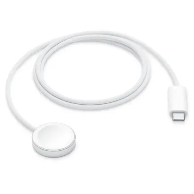 Apple - Kábel USB-C pre Apple Watch, magnetický, rýchlonabíjací, 1 m, biela