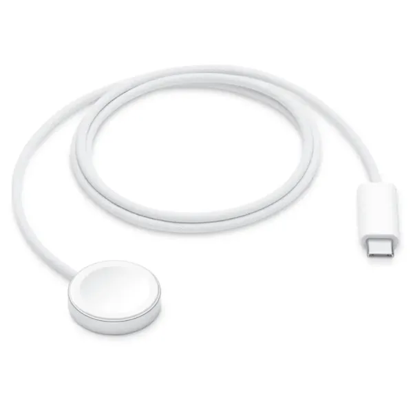 Apple - Kábel USB-C pre Apple Watch, magnetický, rýchlonabíjací, 1 m, biela