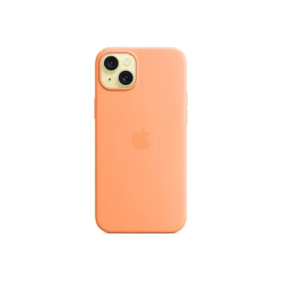 Apple - Puzdro silikónové s MagSafe pre iPhone 15 Plus, orange sorbet