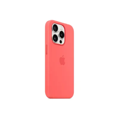 Apple - Puzdro silikónové s MagSafe pre iPhone 15 Pro, guava
