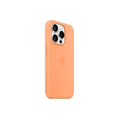 Apple - Puzdro silikónové s MagSafe pre iPhone 15 Pro, orange sorbet