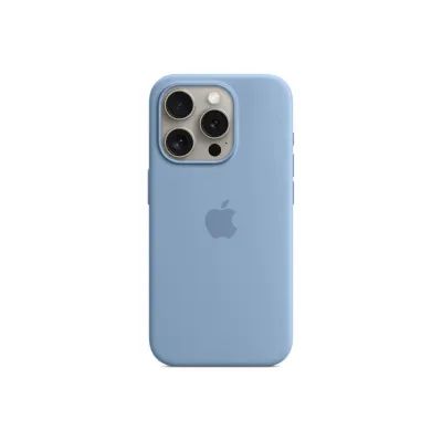 Apple - Puzdro silikónové s MagSafe pre iPhone 15 Pro, winter blue