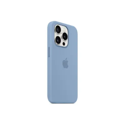 Apple - Puzdro silikónové s MagSafe pre iPhone 15 Pro, winter blue