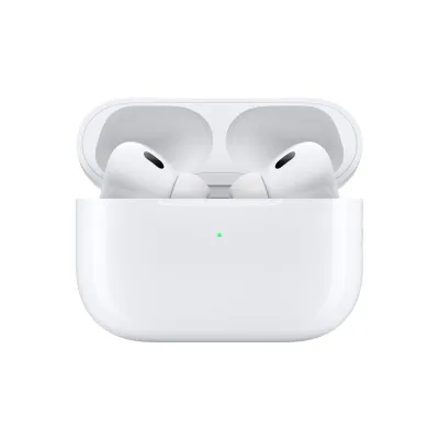 Apple - Bluetooth slúchadlá AirPods Pro, 2 generácia, s nabíjacím puzdrom MagSafe, USB-C, biela