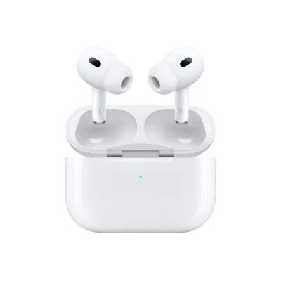 Apple - Bluetooth slúchadlá AirPods Pro, 2 generácia, s nabíjacím puzdrom MagSafe, USB-C, biela
