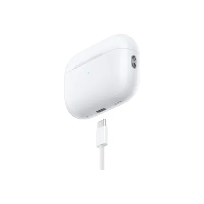 Apple - Bluetooth slúchadlá AirPods Pro, 2 generácia, s nabíjacím puzdrom MagSafe, USB-C, biela