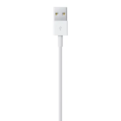 Apple - Kábel USB-A/Lightning, 1 m, biela
