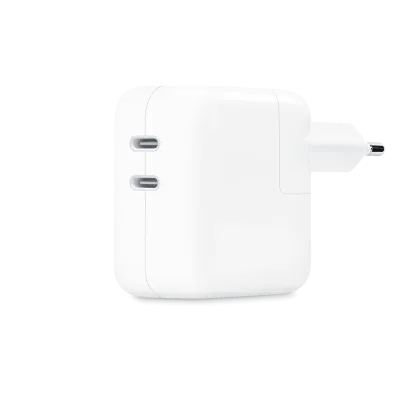 Apple - Cestovný adaptér 2x USB-C, 35 W, biela
