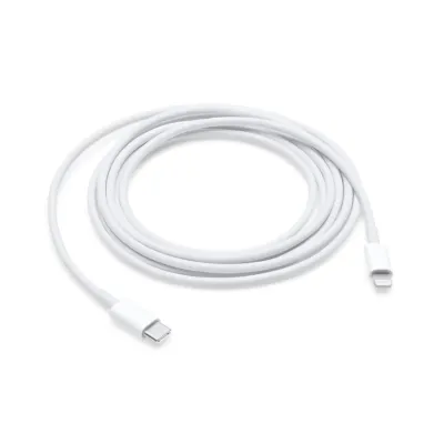 Apple - Kábel USB-C/Lightning, 2 m, biela