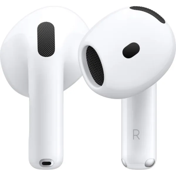 Apple - Bluetooth slúchadlá AirPods 4, biela