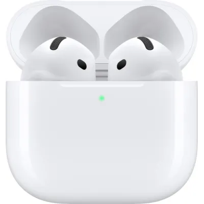 Apple - Bluetooth slúchadlá AirPods 4, biela