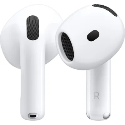 Apple - Bluetooth slúchadlá AirPods 4, ANC, biela