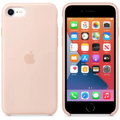 Apple - Puzdro silikónové pre iPhone SE 2020/8/7, ružová