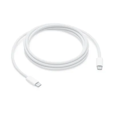 Apple - Kábel USB-C/USB-C, 240 W, opletený, 2 m, biela