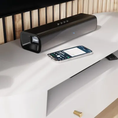 Majority - Bluetooth Soundbar a bezdrôtový Subwoofer Naga 40 Plus, čierna