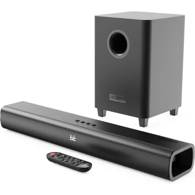 Majority - Bluetooth Soundbar a bezdrôtový Subwoofer Naga 60 Plus, čierna