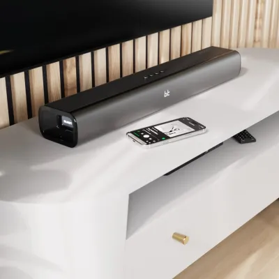 Majority - Bluetooth Soundbar a bezdrôtový Subwoofer Naga 60 Plus, čierna