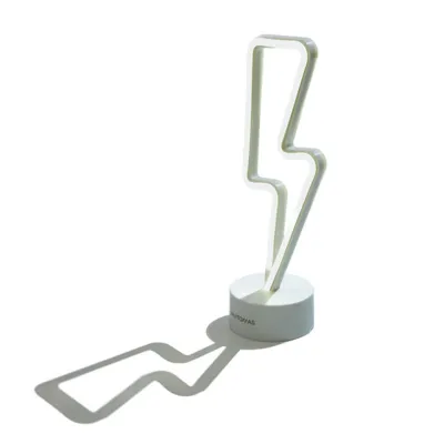 MUITOMAS - Neónová stolná lampa Bolt