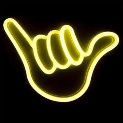 MUITOMAS - Neónová nástenná lampa Hand