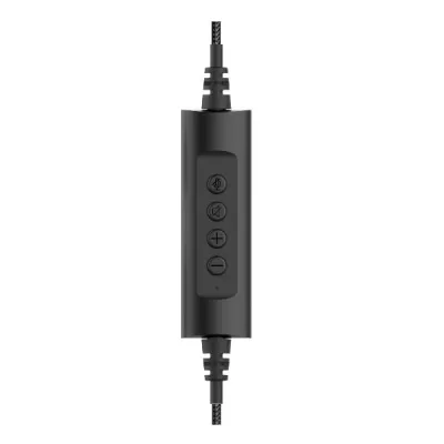 nilox - Stereo Headset s mikrofónom, USB-C/USB-A, ENC, čierna