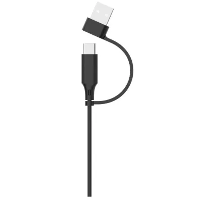 nilox - Mono Headset s mikrofónom, USB-C/USB-A, ENC, čierna