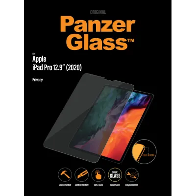 PanzerGlass - Tvrdené sklo Case Friendly Privacy pre iPad Pro 12,9'', číra