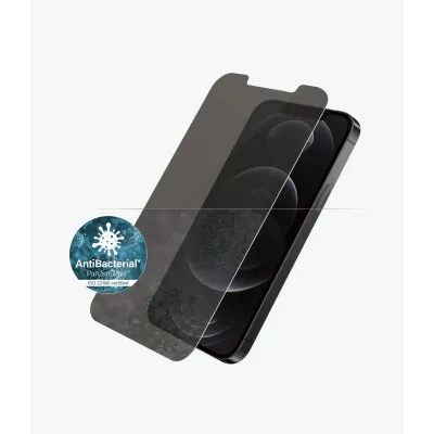 PanzerGlass - Tvrdené sklo Privacy Standard Fit AB pre iPhone 12/12 Pro, číra