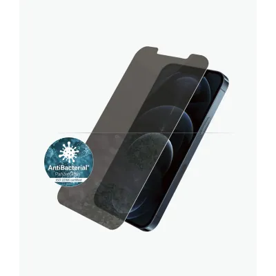PanzerGlass - Tvrdené sklo Privacy Standard Fit AB pre iPhone 12 Pro Max, číra
