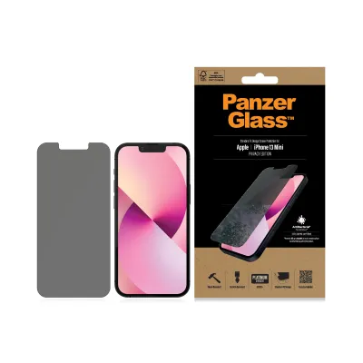 PanzerGlass - Tvrdené sklo Standard Fit Privacy AB pre iPhone 13 mini, číra