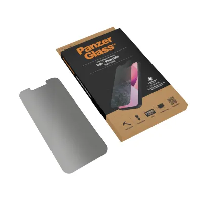 PanzerGlass - Tvrdené sklo Standard Fit Privacy AB pre iPhone 13 mini, číra