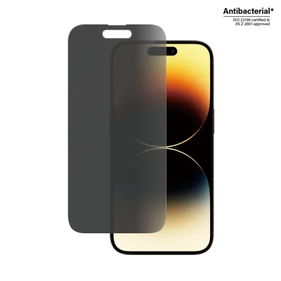 PanzerGlass - Tvrdené sklo Privacy AB pre iPhone 14 Pro, čierna