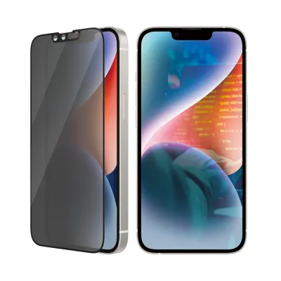PanzerGlass - Tvrdené sklo UWF Privacy AB s aplikátorom pre iPhone 16e/14/13 Pro/13, čierna