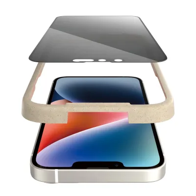 PanzerGlass - Tvrdené sklo UWF Privacy AB s aplikátorom pre iPhone 16e/14/13 Pro/13, čierna