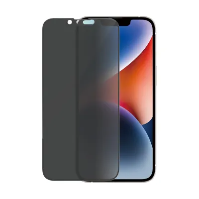 PanzerGlass - Tvrdené sklo UWF Privacy AB s aplikátorom pre iPhone 16e/14/13 Pro/13, čierna