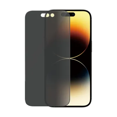 PanzerGlass - Tvrdené sklo UWF Privacy AB s aplikátorom pre iPhone 14 Pro, čierna