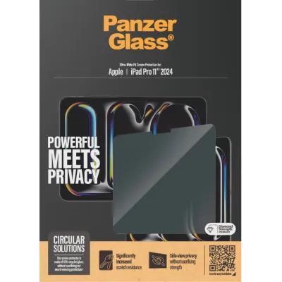PanzerGlass - Tvrdené sklo UWF Privacy pre iPad Pro 11'', číra