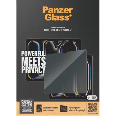 PanzerGlass - Tvrdené sklo UWF Privacy pre iPad Pro 13"/Air 13'', číra