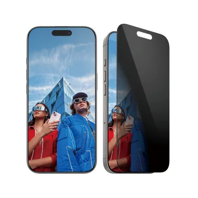 PanzerGlass - Tvrdené sklo UWF Privacy s aplikátorom pre iPhone 16 Pro, čierna