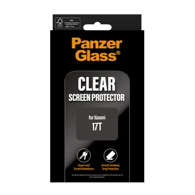 PanzerGlass - Tvrdené sklo UWF pre Xiaomi 17T, čierna